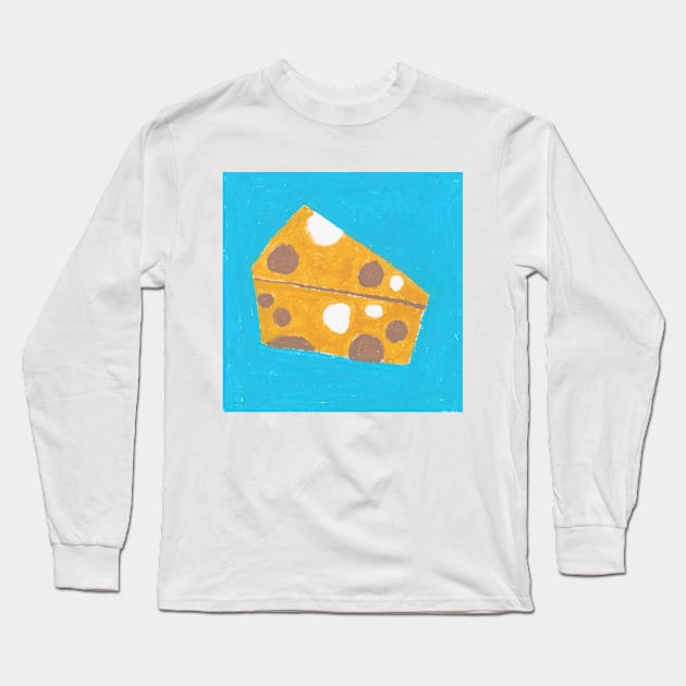 Cheese Long Sleeve T-Shirt by shioritamura